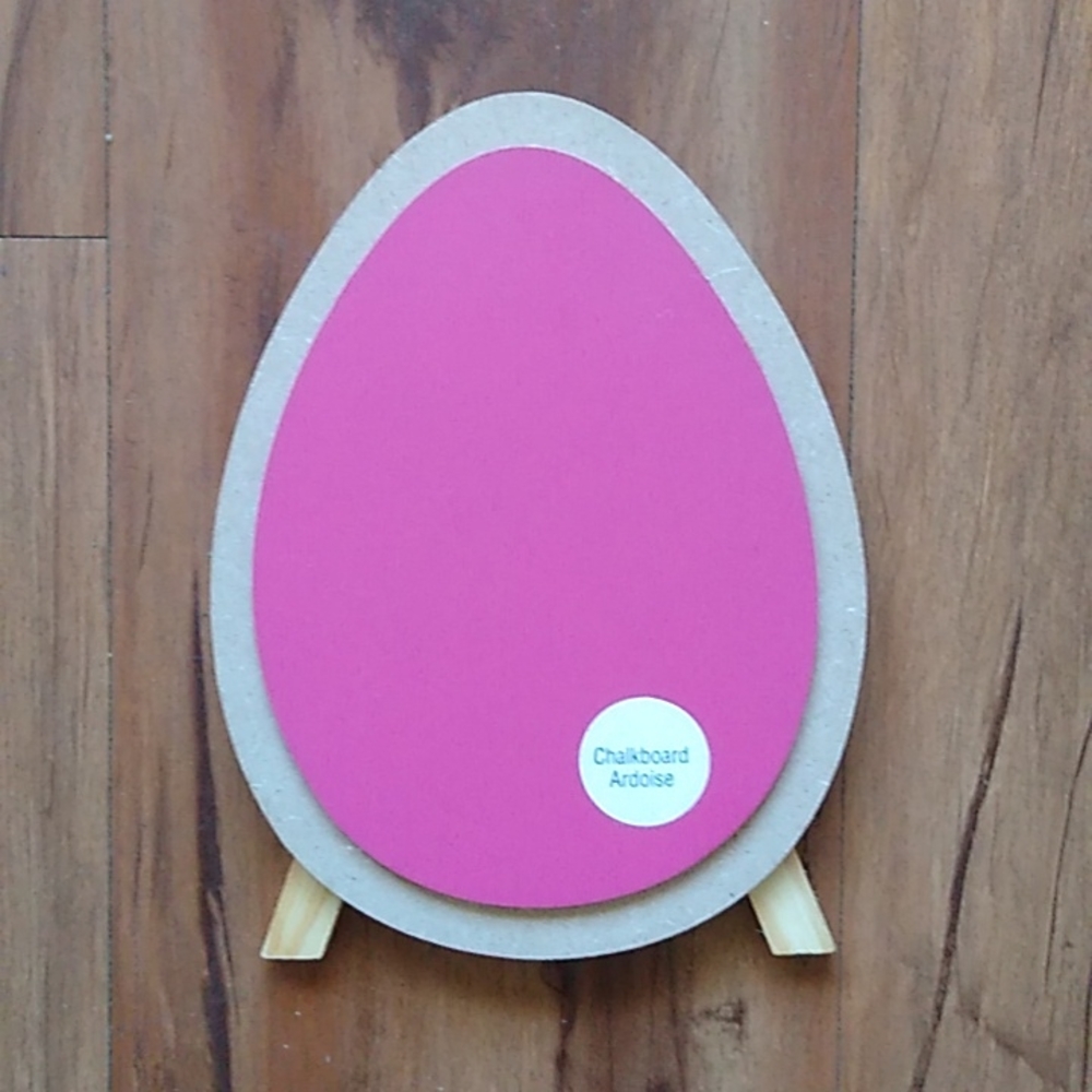 Egg Shaped Tabletop Chalkboard